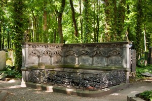 Die Liebermann-Grabstätte auf dem Friedhof Schönhauer Allee, (c) MLG, Foto: Christoph Adam
